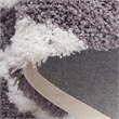 Safavieh Shag 4' X 6' Hand Tufted Acrylic Rug in Ivory and Gray