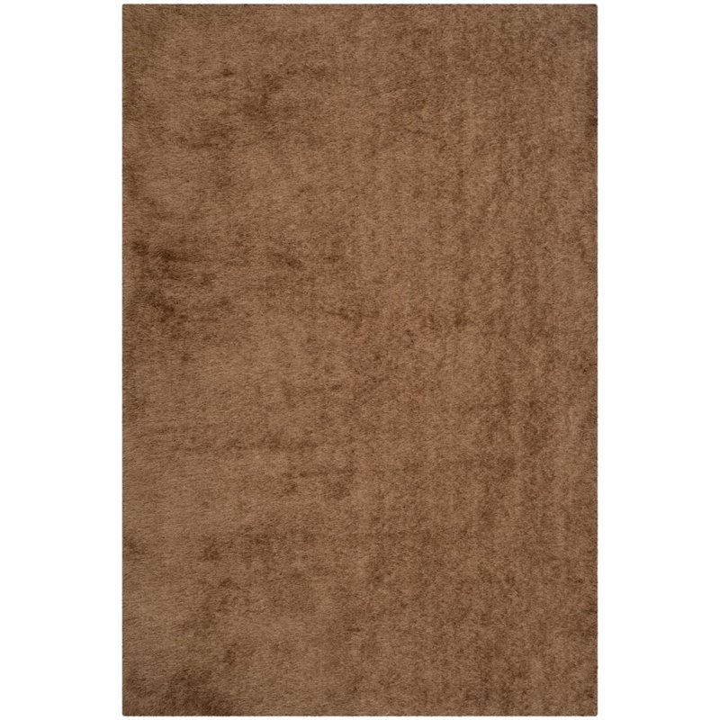 Safavieh Venice Shag 5' X 8' Hand Tufted Rug in Taupe