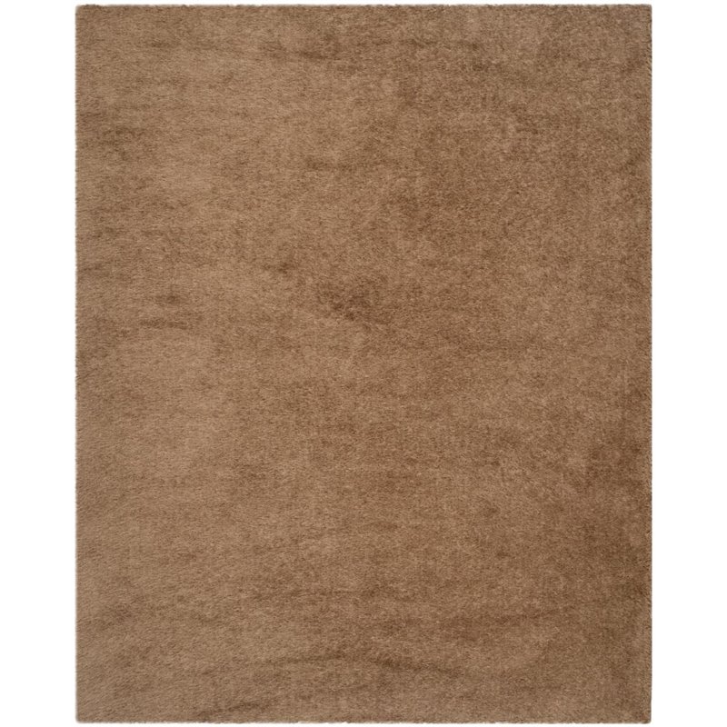 Safavieh Venice Shag 5' X 8' Hand Tufted Rug in Taupe