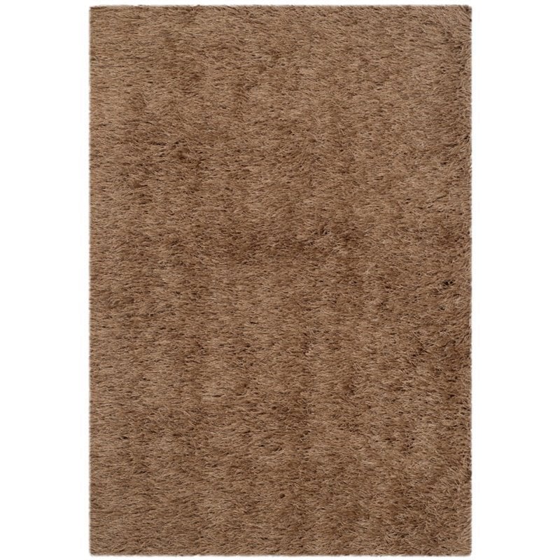 Safavieh Venice Shag 8' X 10' Hand Tufted Rug in Taupe