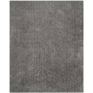 Safavieh Popcorn Shag 8'6&quot X 12' Hand Tufted Rug in Silver