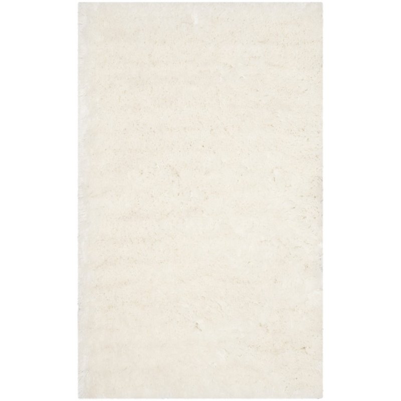 Safavieh Arctic Shag 7' X 10' Sheep Shaped Hand Tufted Rug in Ivory