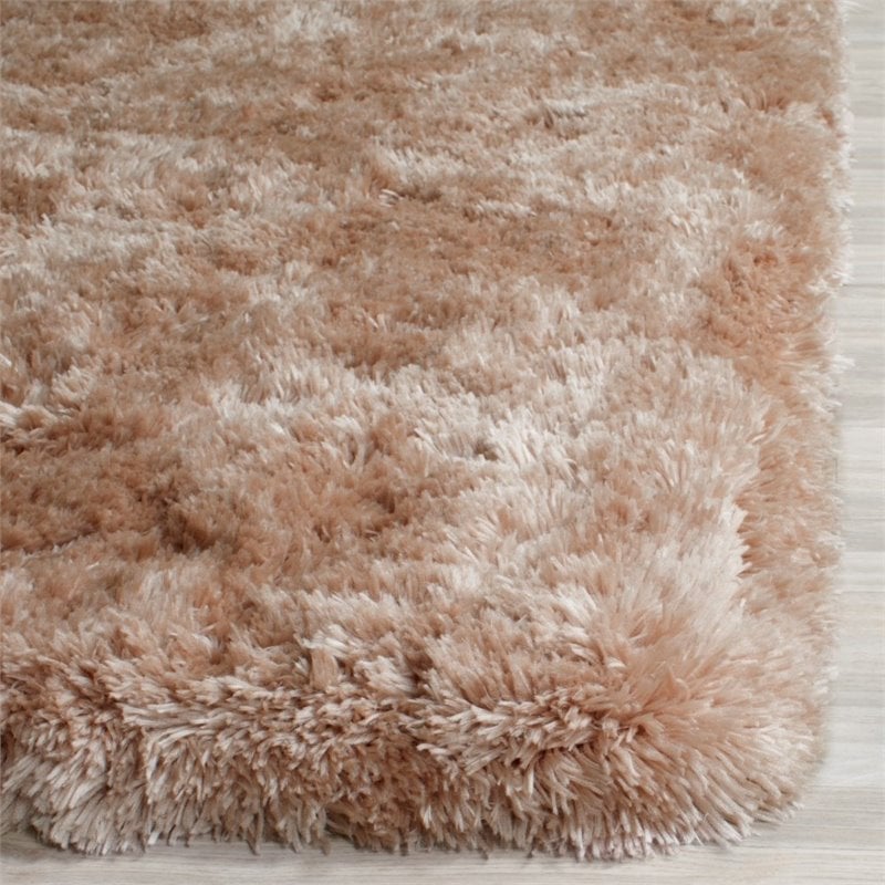 Safavieh Arctic Shag 3' X 5' Sheep Shaped Hand Tufted Rug in Taupe