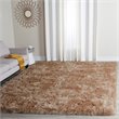 Safavieh Arctic Shag 5' X 7' Hand Tufted Polyester Rug in Taupe