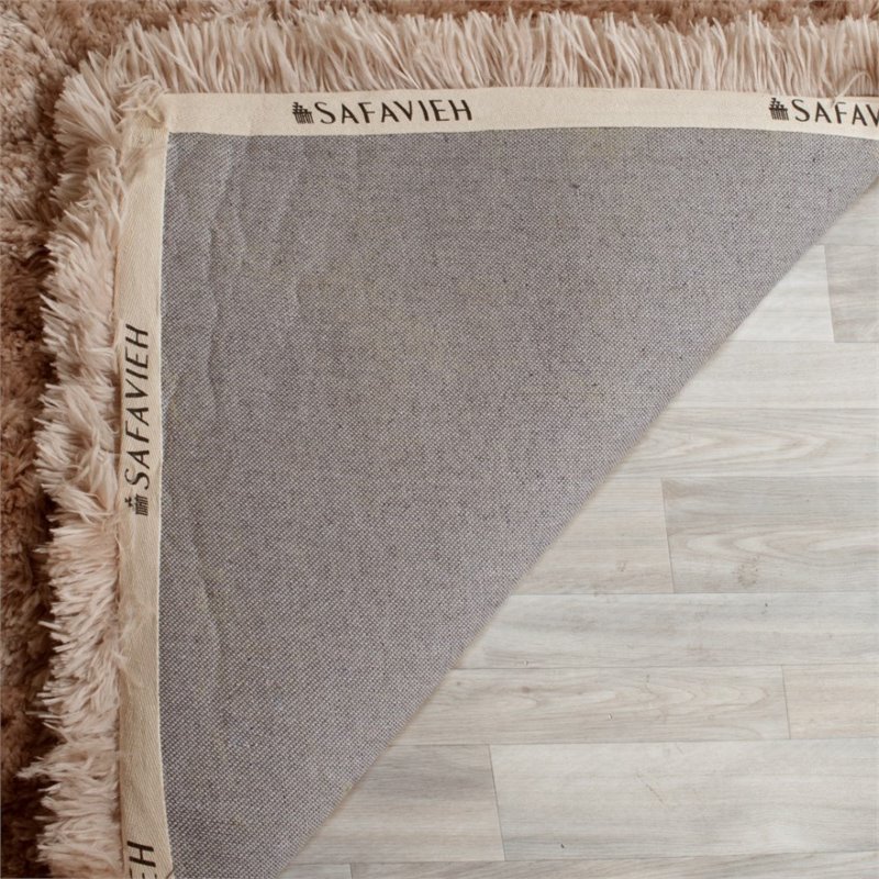 Safavieh Arctic Shag 5' X 7' Hand Tufted Polyester Rug in Taupe