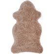 Safavieh Arctic Shag 5' X 7' Hand Tufted Polyester Rug in Taupe