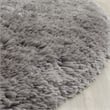 Safavieh Arctic Shag 5' Round Hand Tufted Rug in Gray