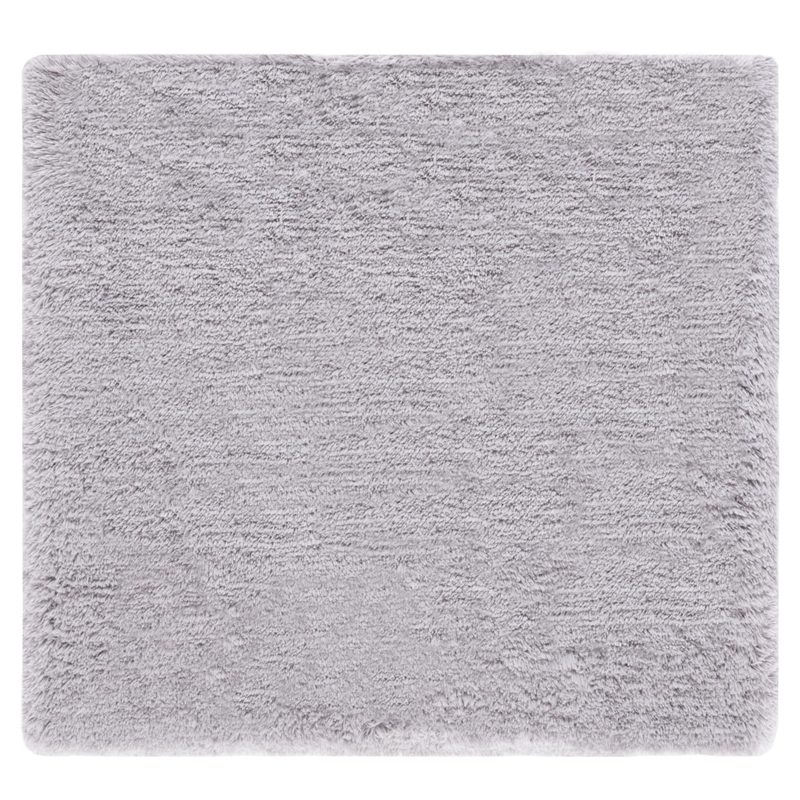 Safavieh Arctic Shag 5' Square Hand Tufted Rug in Gray