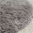 Safavieh Arctic Shag 5' Round Hand Tufted Rug in Pink