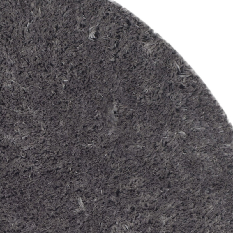 Safavieh Arctic Shag 5' Round Hand Tufted Rug in Pink