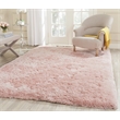 Safavieh Arctic Shag 6' X 9' Hand Tufted Polyester Rug in Pink