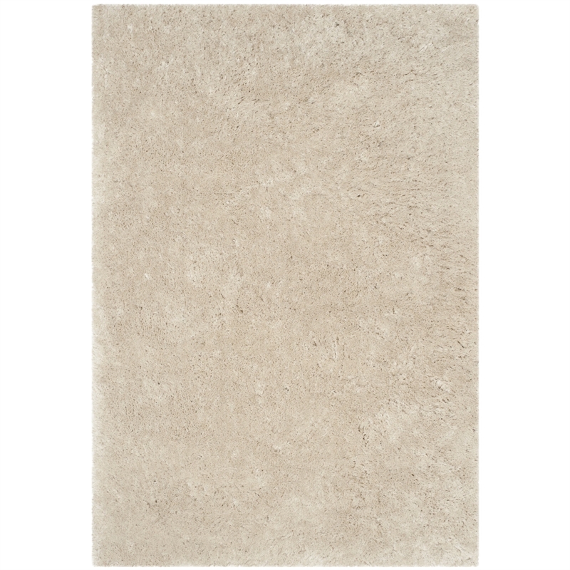 Safavieh Arctic Shag 6' X 9' Hand Tufted Polyester Rug in Pink