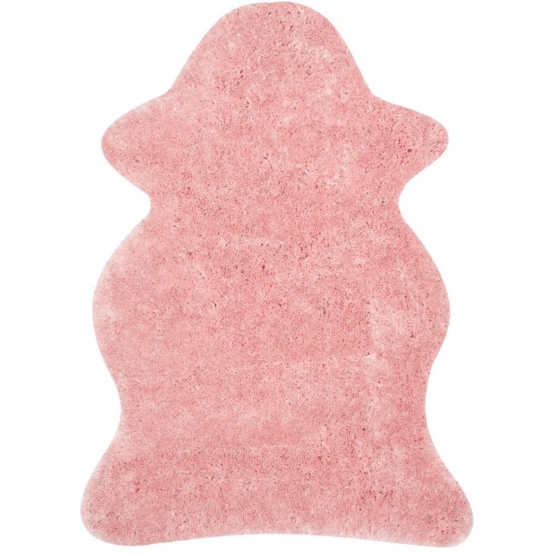 Safavieh Arctic Shag 7' X 10' Sheep Shaped Hand Tufted Rug in Pink