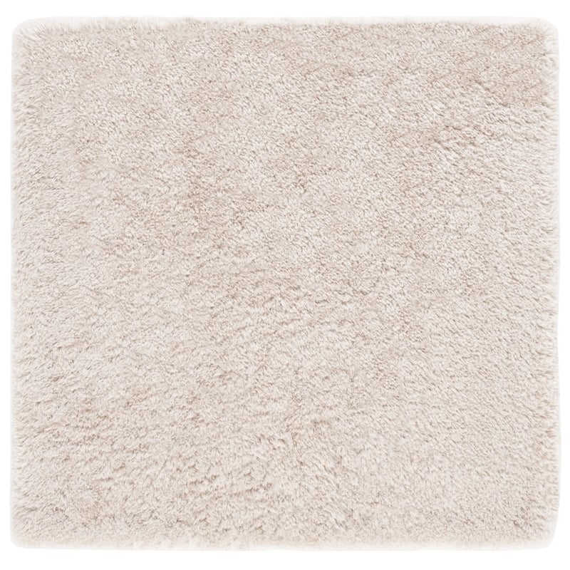 Safavieh Arctic Shag 5' Square Hand Tufted Rug in Beige