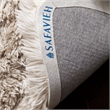 Safavieh Arctic Shag 5' Square Hand Tufted Rug in Beige