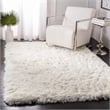 Safavieh Arctic Shag 6' X 9' Hand Tufted Polyester Rug in Beige