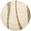 Safavieh Florida Shag 4' Round Power Loomed Rug