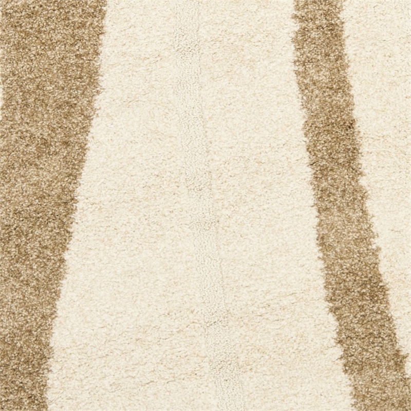 Safavieh Florida Shag 4' Round Power Loomed Rug