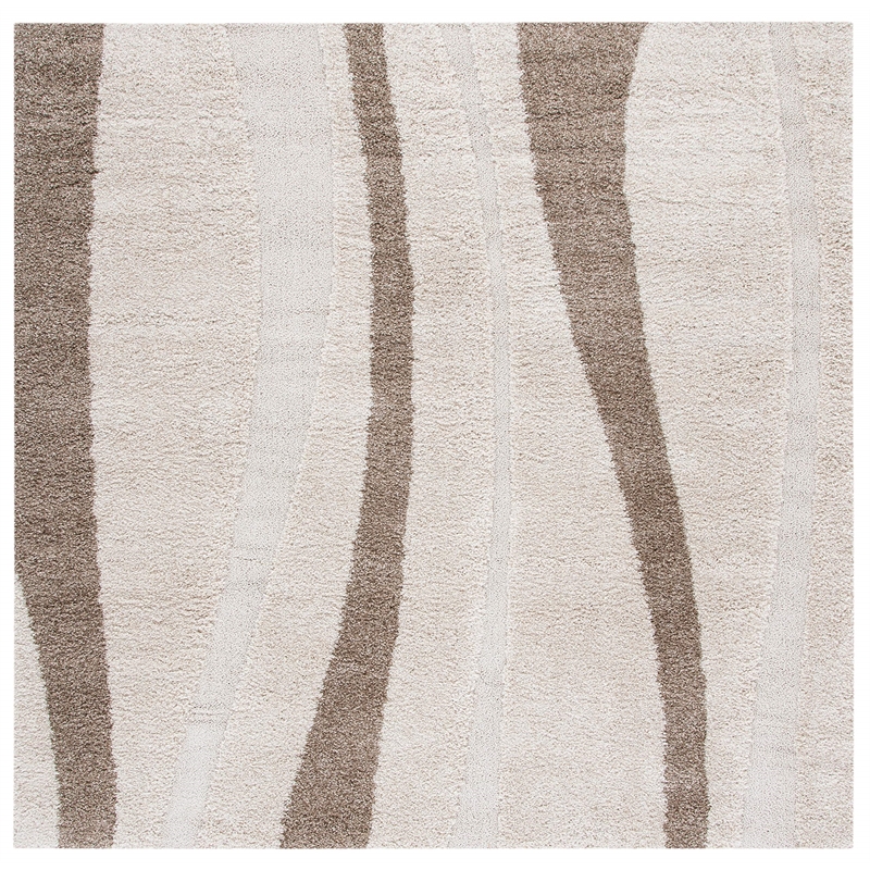 Safavieh Florida Shag 5' Square Power Loomed Rug