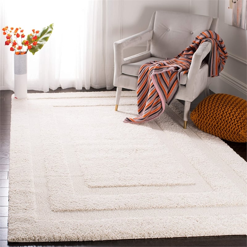 Safavieh Florida Shag 4' Square Power Loomed Rug