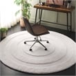 Safavieh Florida Shag 5' Round Power Loomed Rug