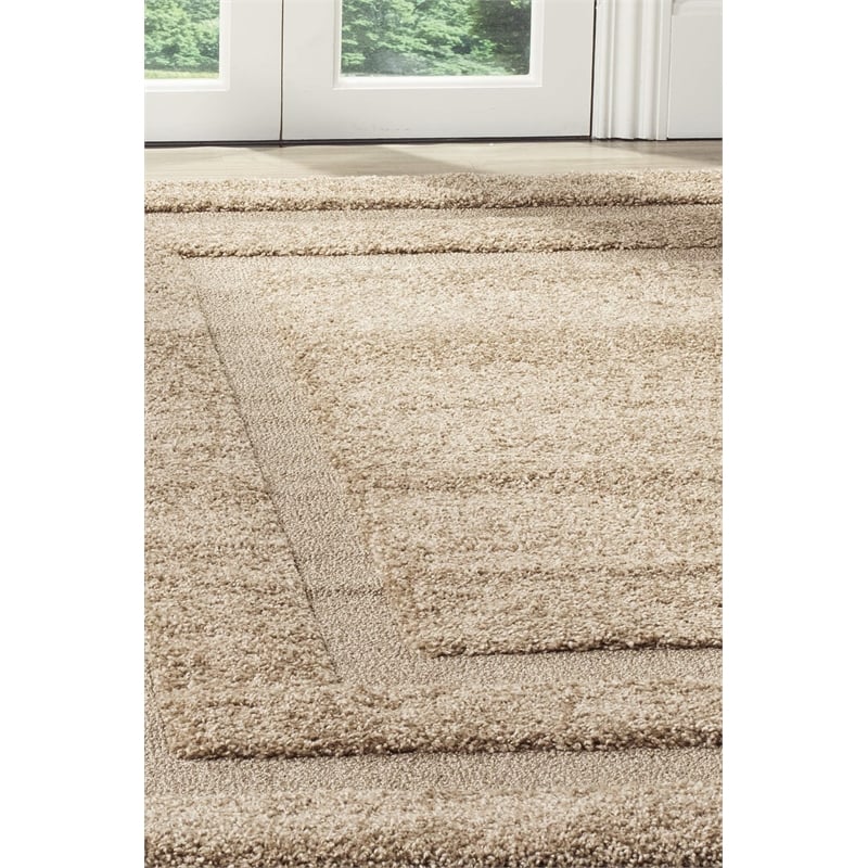 Safavieh Florida Shag 5' Square Power Loomed Rug