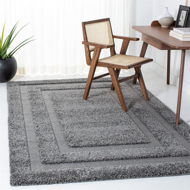 Safavieh Florida Shag 4' Square Power Loomed Rug