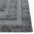 Safavieh Florida Shag 6' X 9' Power Loomed Rug in Gray and Gray