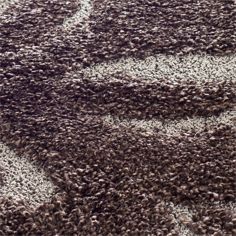 Safavieh Florida Shag 4' Round Power Loomed Rug