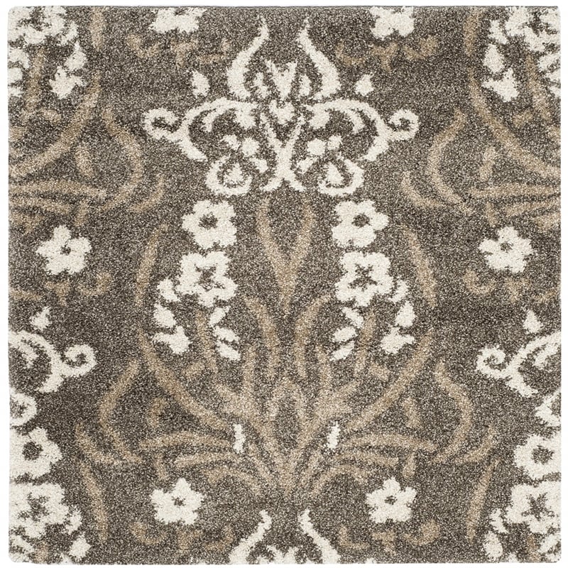 Safavieh Florida Shag 4' Square Power Loomed Rug