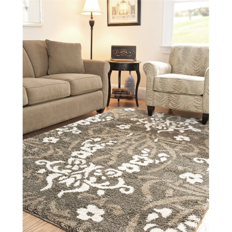 Safavieh Florida Shag 4' Square Power Loomed Rug