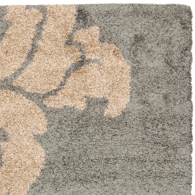 Safavieh Florida Shag 4' Square Power Loomed Rug