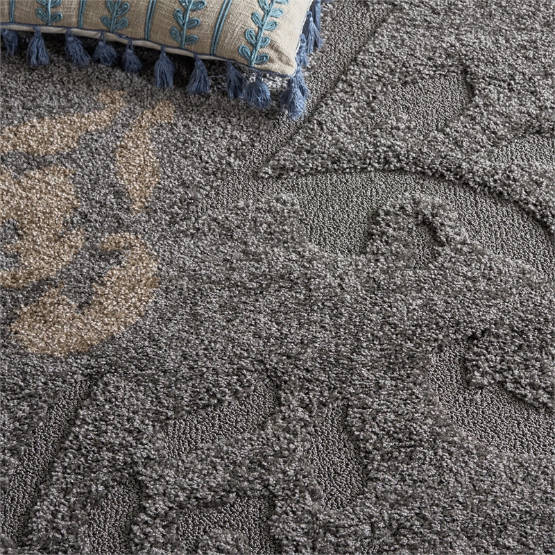 Safavieh Florida Shag 4' Square Power Loomed Rug