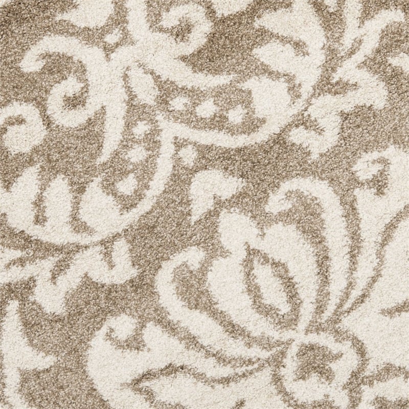 Safavieh Florida Shag 5' Square Power Loomed Rug