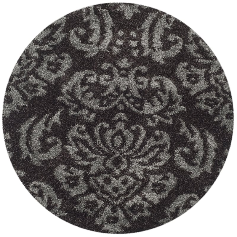 Safavieh Florida Shag 4' Round Power Loomed Rug