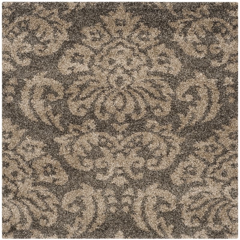Safavieh Florida Shag 4' Square Power Loomed Rug