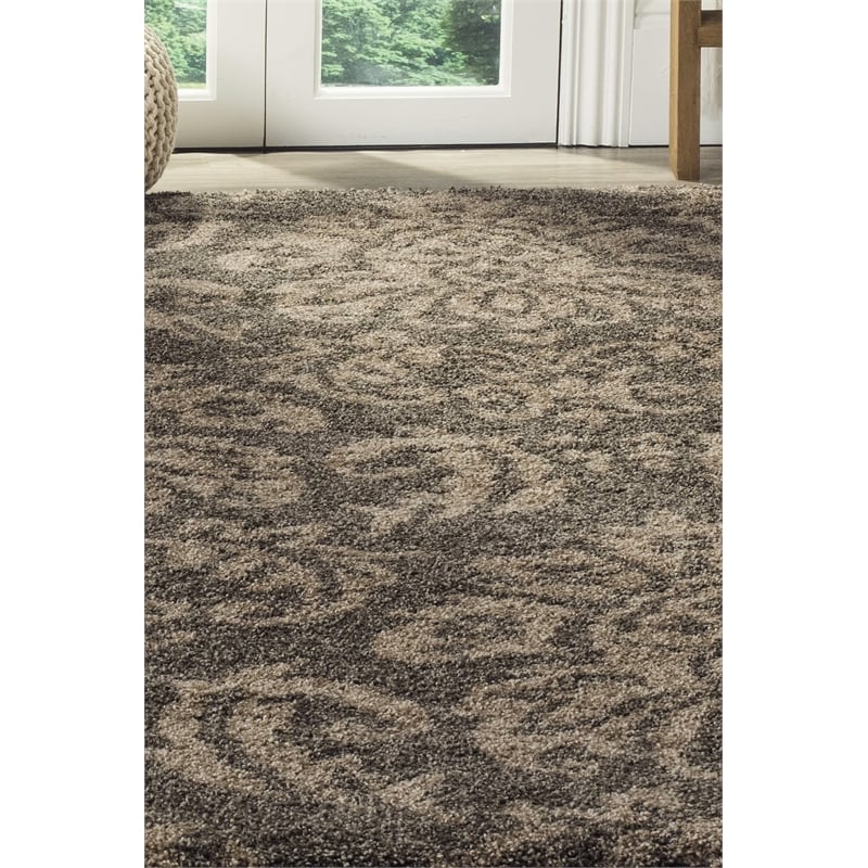 Safavieh Florida Shag 4' Square Power Loomed Rug