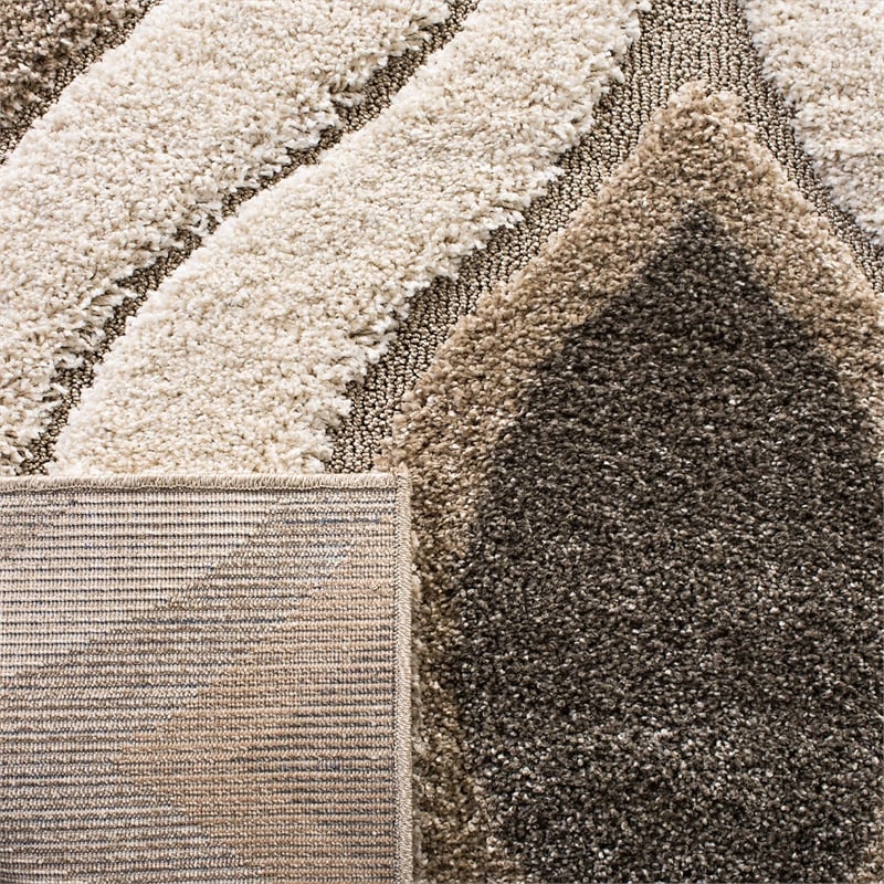 Safavieh Florida Shag 4' Square Power Loomed Rug