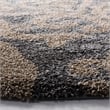 Safavieh Florida Shag 4' Round Power Loomed Rug