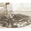 Safavieh Florida Shag 5' Round Power Loomed Rug
