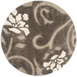 Safavieh Florida Shag 5' Round Power Loomed Rug