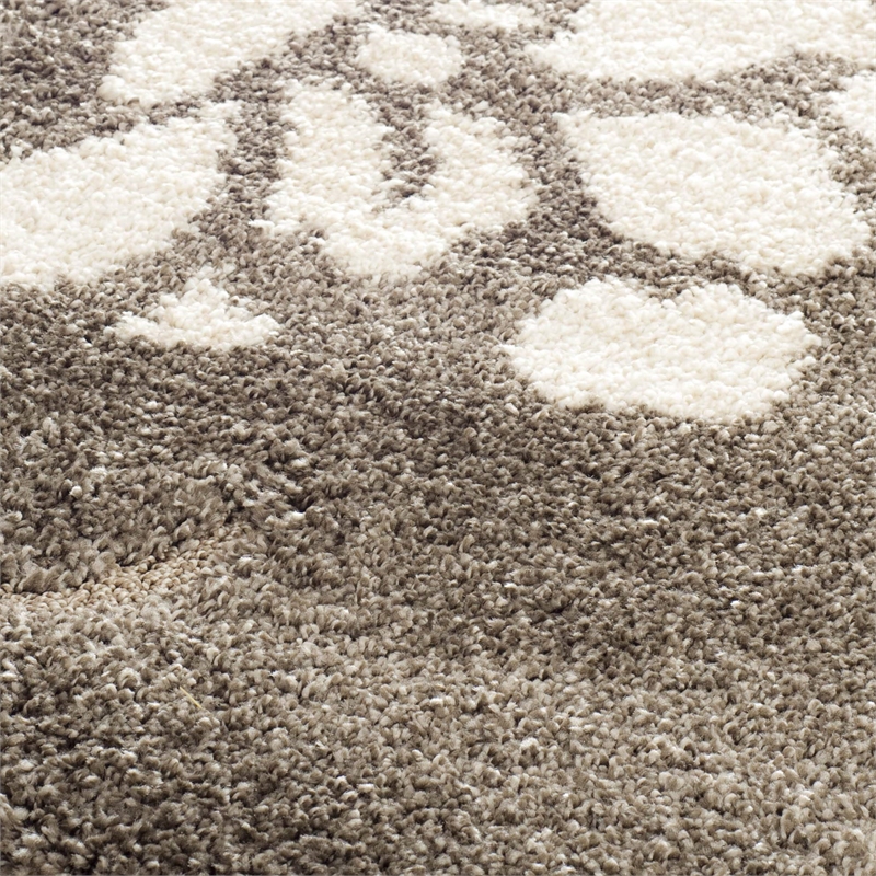 Safavieh Florida Shag 5' Round Power Loomed Rug