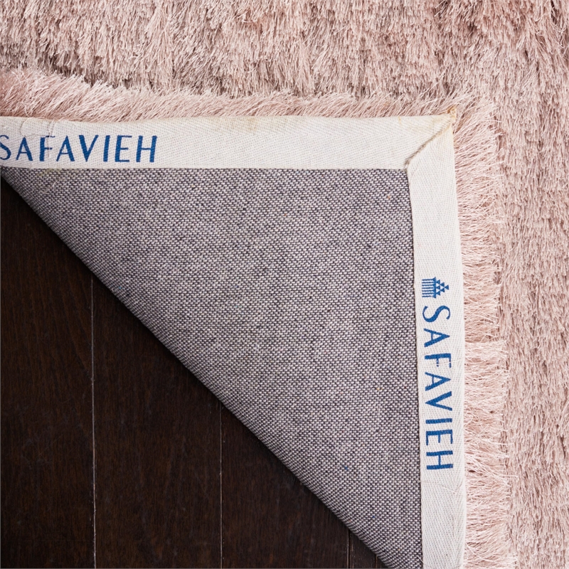 Safavieh Paris Shag 5' X 8' Hand Tufted Polyester Rug in Chocolate