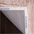 Safavieh Paris Shag 5' X 8' Hand Tufted Polyester Rug in Chocolate