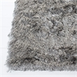 Safavieh Paris Shag 5' X 8' Hand Tufted Polyester Rug in Silver
