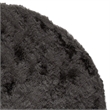 Safavieh Paris Shag 7' Round Hand Tufted Rug in Titanium