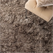 Safavieh Paris Shag 5' X 8' Hand Tufted Polyester Rug in Sable