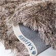 Safavieh Paris Shag 5' X 8' Hand Tufted Polyester Rug in Sable