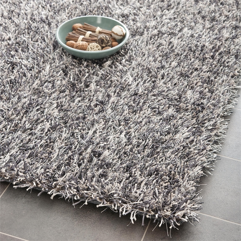 Safavieh Paris Shag 5' Square Hand Tufted Rug