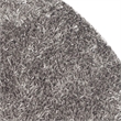 Safavieh Paris Shag 7' Round Hand Tufted Rug in Gray and Gray